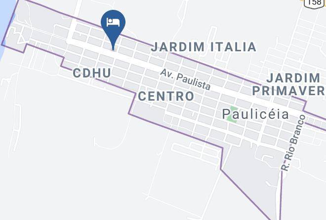 Pauliceia - Pousada Aram Maps