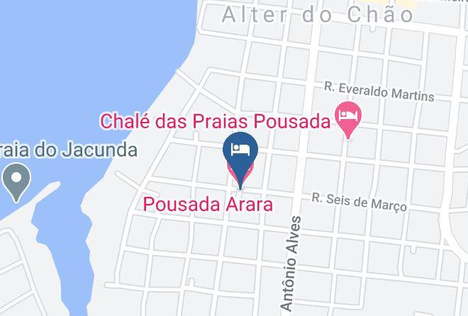 Santarem - Pousada Arara Maps