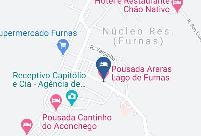 Sao Jose Da Barra - Pousada Araras Lago De Furnas Maps