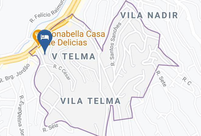 Campos Do Jordao - Pousada Araucaria Maps