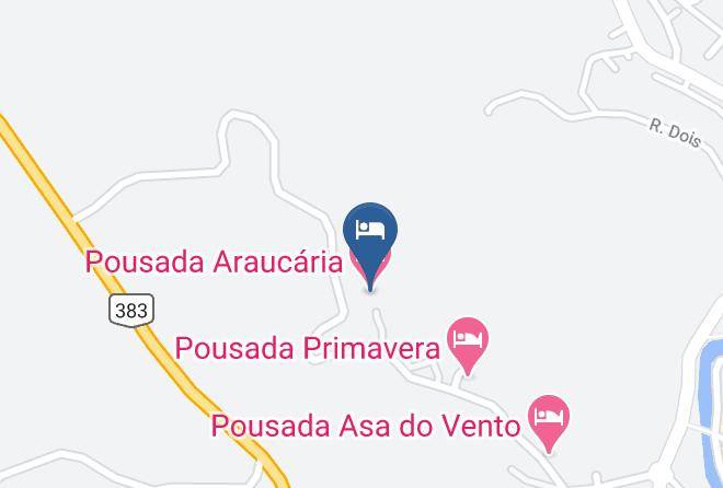 Sao Luis Do Paraitinga - Pousada Araucaria Maps