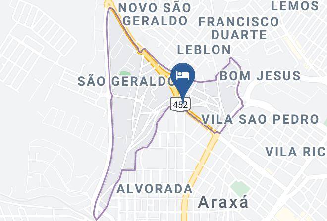 Araxa - Pousada Araxa Maps