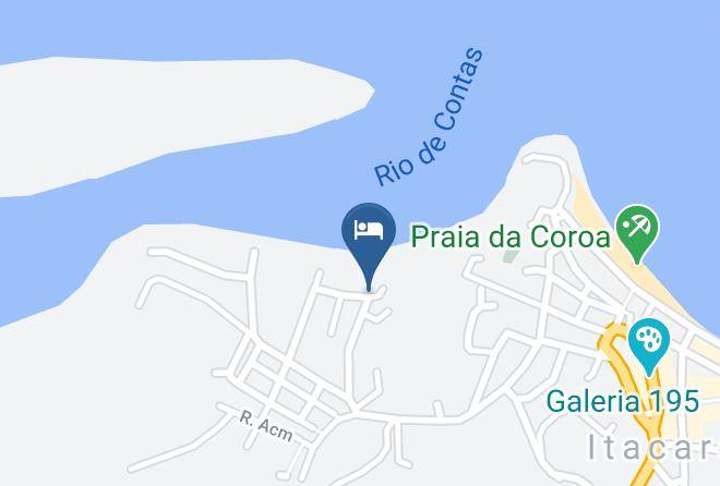 Itacare - Pousada Arcadia Maps