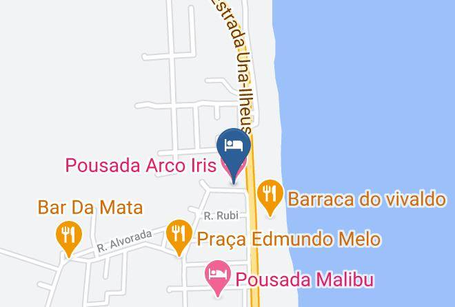 Ilheus - Pousada Arco Iris Maps