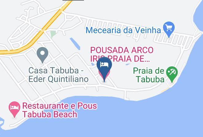 Barra De Santo Antonio - Pousada Arco Iris Praia De Tabuba Alagoas Maps