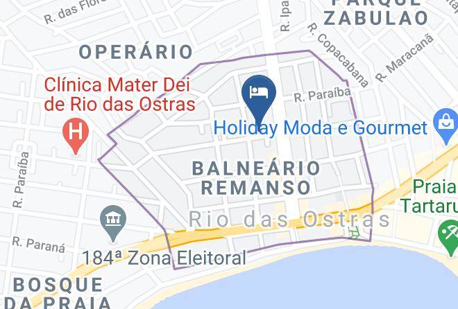 Rio Das Ostras - Pousada Arco Iris Maps