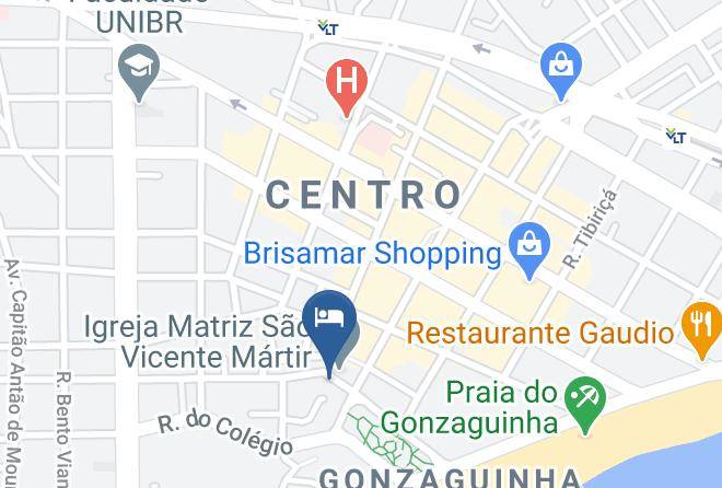 Sao Vicente - Pousada Areia Praia Maps