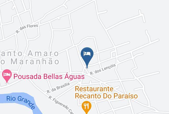 Santo Amaro Do Maranhao - Pousada Areias De Amaro Maps
