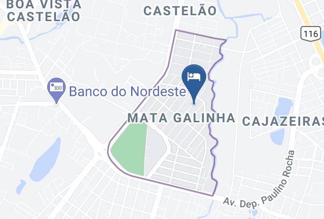 Fortaleza - Pousada Arena Castelao Maps