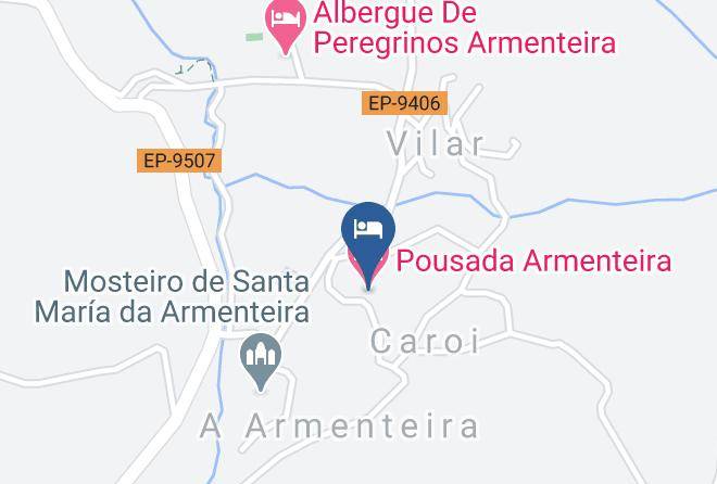 Pontevedra - Pousada Armenteira Maps