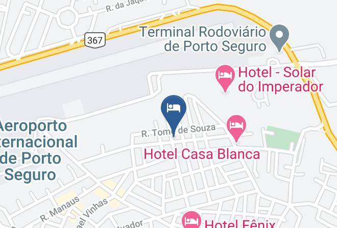 Porto Seguro - Pousada Aroeira Maps