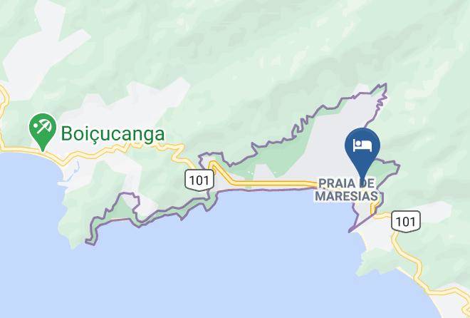 Sao Sebastiao - Pousada Azul Banana Maps