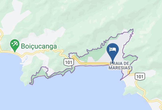 Sao Sebastiao - Pousada Azul Da Cor Do Mar Maps
