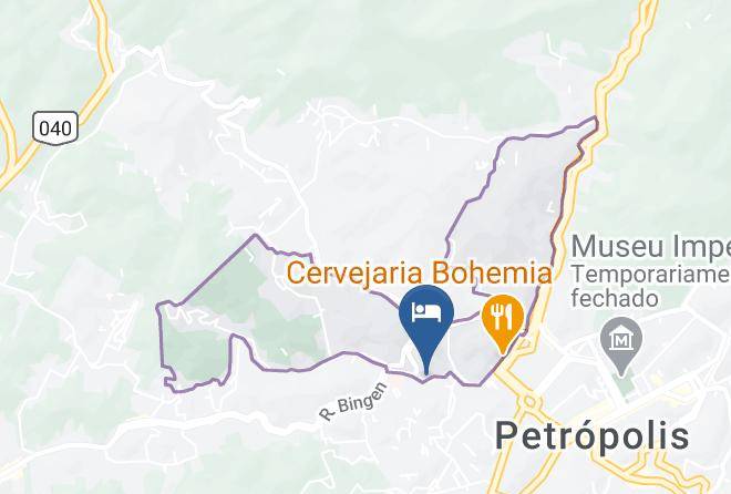 Petropolis - Pousada Azurra Maps