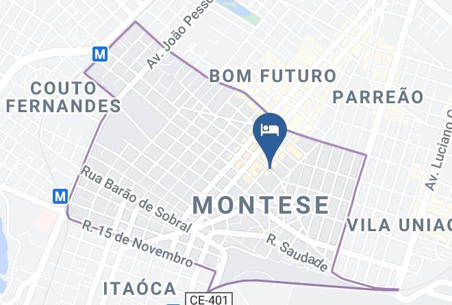 Fortaleza - Pousada B F Aeroporto Maps