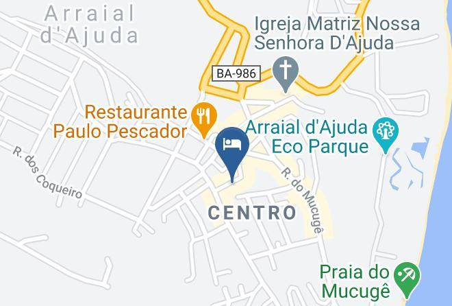 Porto Seguro - Pousada Do Cacau Maps