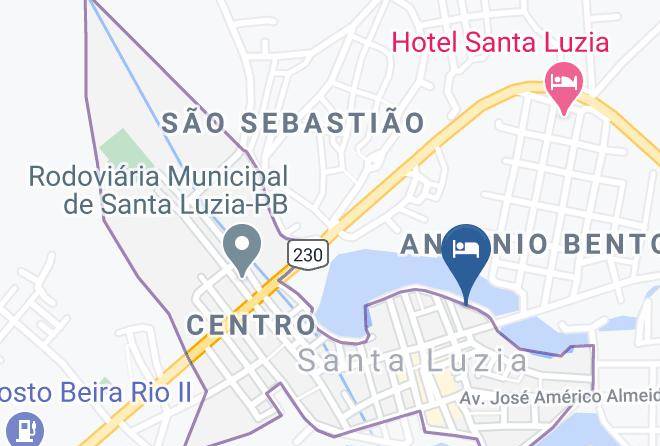 Santa Luzia - Pousada Bahia Maps