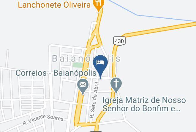 Baianopolis - Pousada Baianopolis Maps
