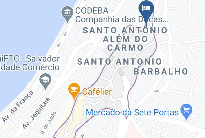 Salvador - Pousada Baluarte Maps