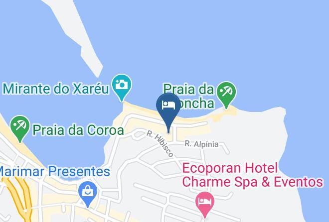 Itacare - Pousada Nainas Maps