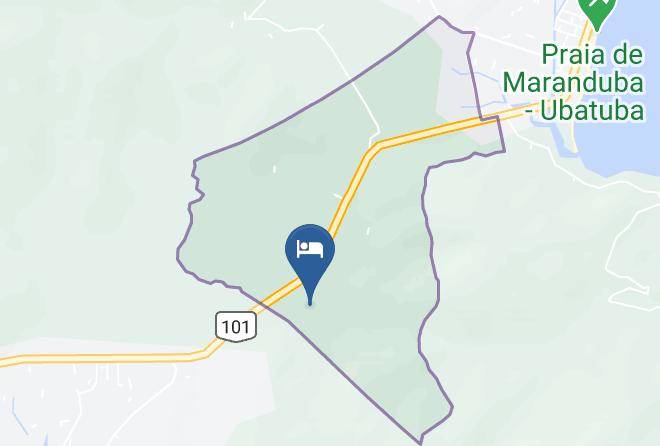 Ubatuba - Pousada Bambu Maps