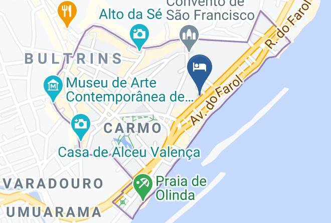 Olinda - Pousada Baoba De Olinda Maps