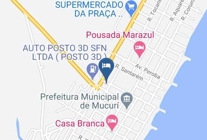 Mucuri - Pousada Barramares Maps