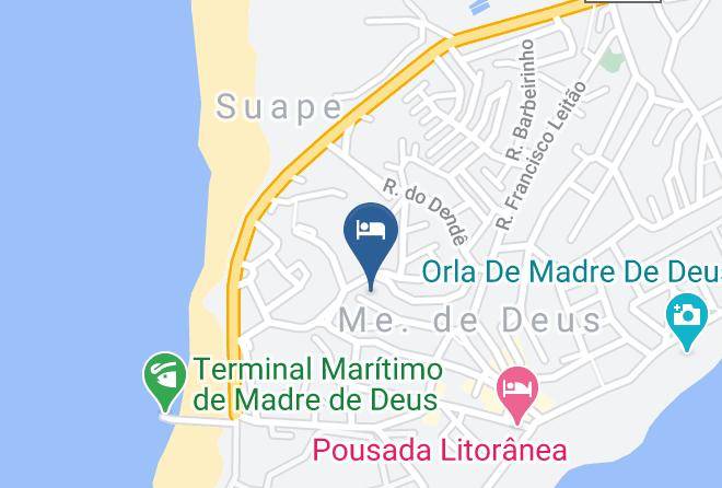 Madre De Deus - Pousada Barretus Maps