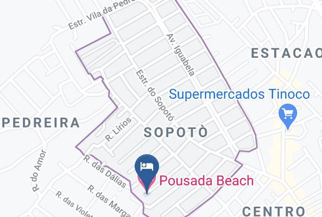 Iguaba Grande - Pousada Beach Maps