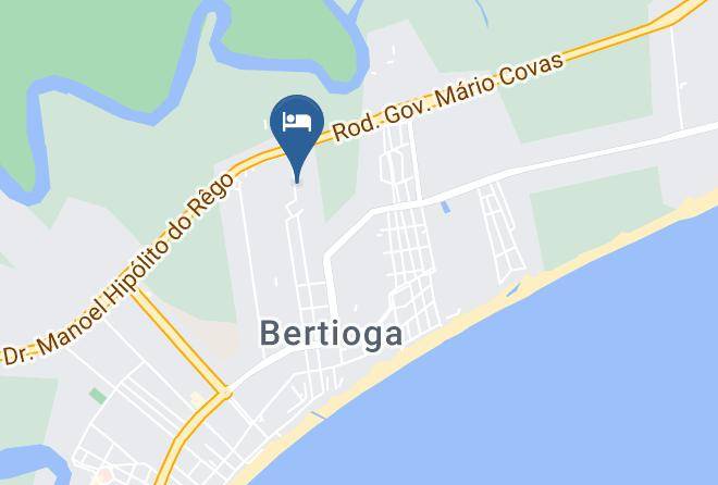 Bertioga - Pousada Beira Mar Maps