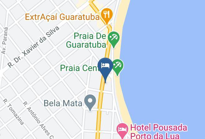 Guaratuba - Pousada Beira Mar Maps