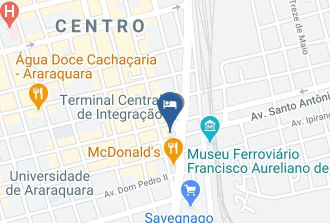 Araraquara - Pousada Bela Dora Maps