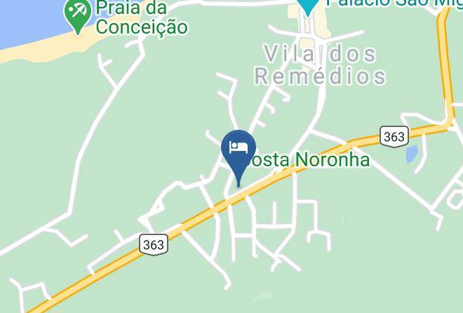 Fernando De Noronha - Pousada Bela Vista Maps