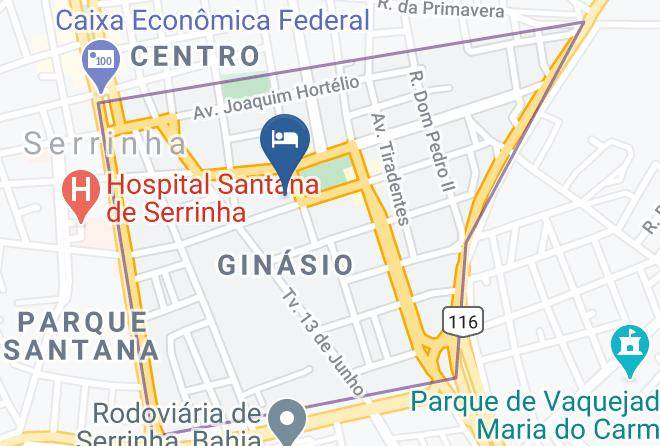 Serrinha - Pousada Belissima Maps