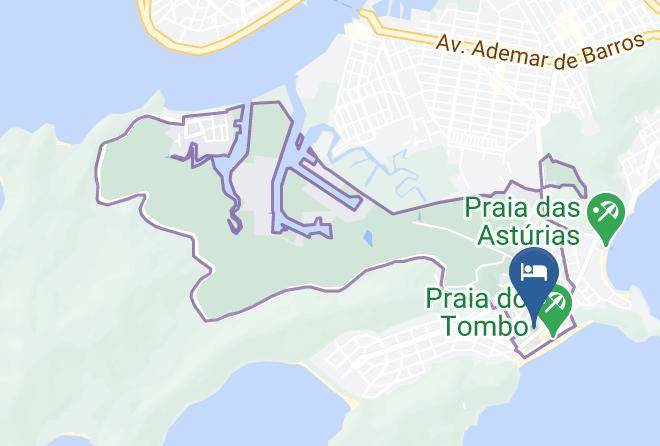 Guaruja - Pousada Bella Mare Guaruja Maps