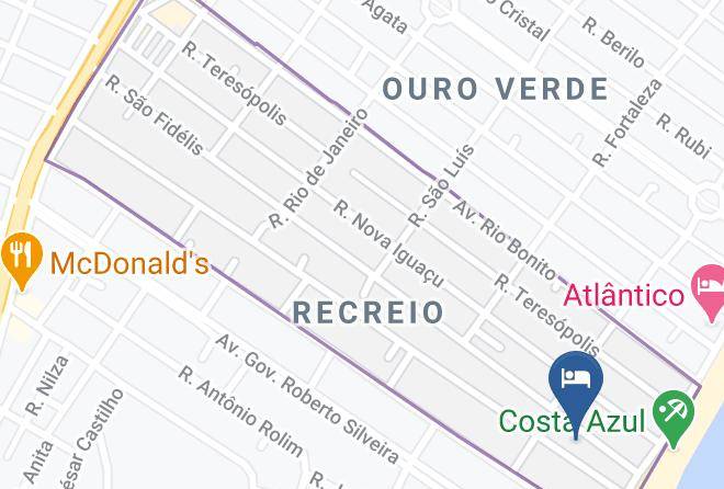 Rio Das Ostras - Pousada Belmare Maps