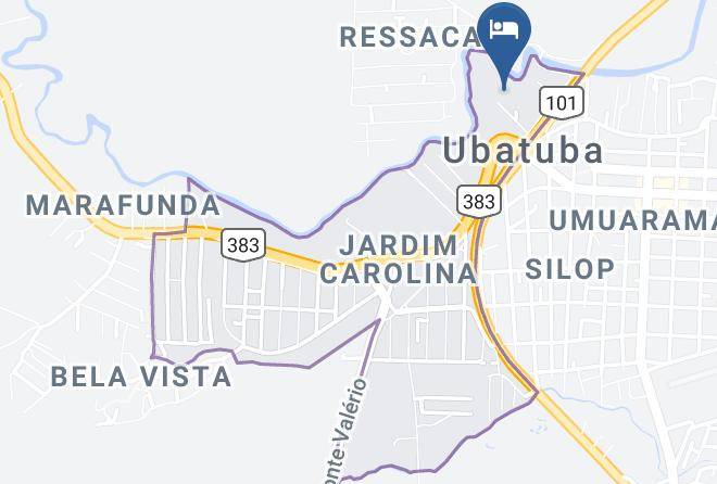 Ubatuba - Pousada Bem Viver Maps