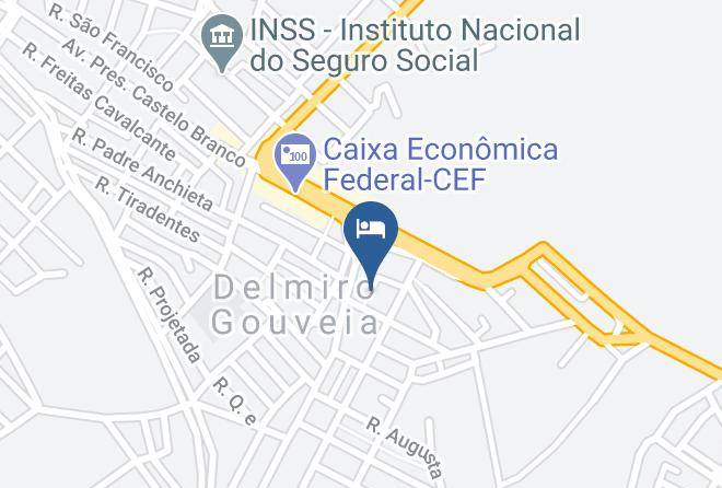 Delmiro Gouveia - Pousada Bezerra Centro Maps