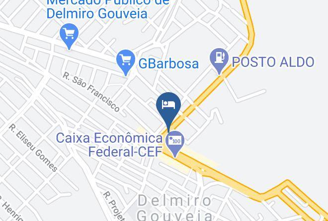 Delmiro Gouveia - Pousada Bezerra Maps