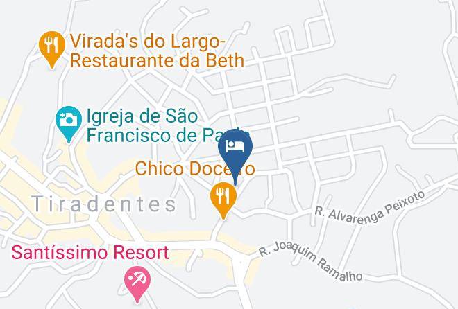 Tiradentes - Pousada Bia Maps