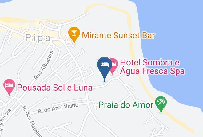 Tibau Do Sul - Pousada Bicho Preguica Maps