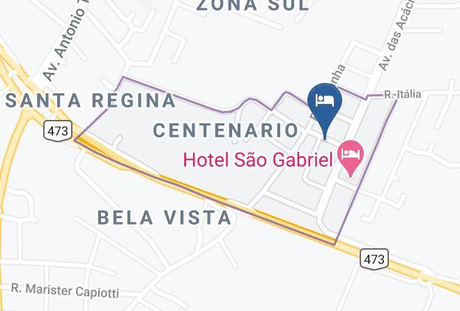Sao Gabriel - Pousada Bienvenidos Maps