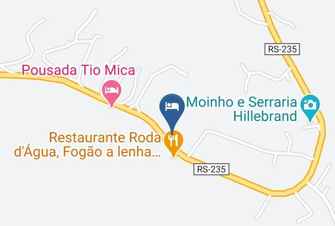 Nova Petropolis - Pousada Bina's Haus Maps