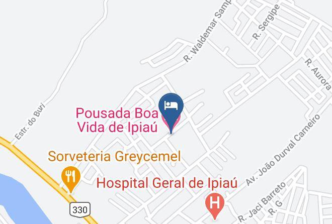 Ipiau - Pousada Boa Vida De Ipiau Maps