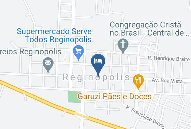 Reginopolis - Pousada Boa Vista Maps