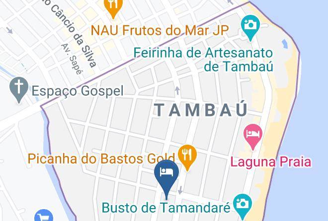 Joao Pessoa - Pousada Boi Bumba Tambau Maps