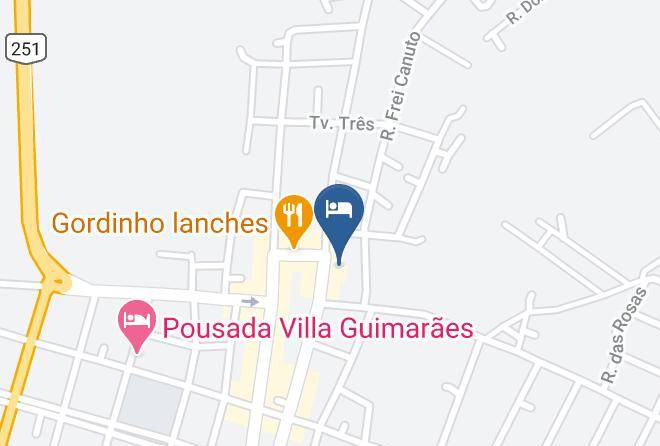 Chapada Dos Guimaraes - Pousada Bom Jardim Maps