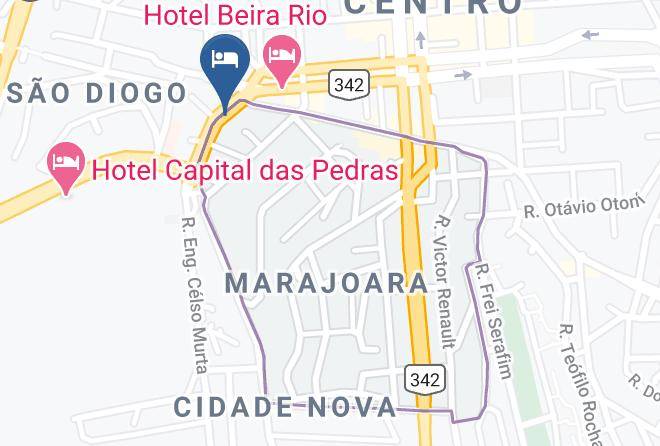 Teofilo Otoni - Pousada Bom Jesus Maps