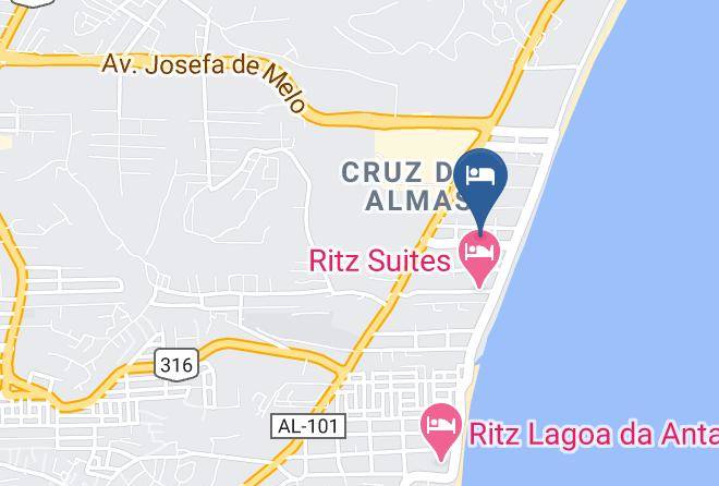 Maceio - Pousada Boneca De Pano Maps