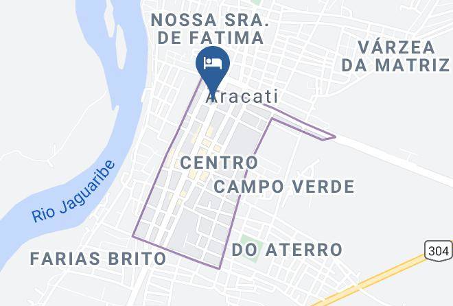 Aracati - Pousada Bons Ventos Maps